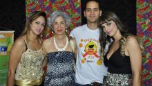 Juliana Amado, Aparecida Amado, Jui Nogueira e Diva Nogueira