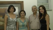 Carmem Silvia, Ilda Almeida, Manuel Marques e Estela Almeida