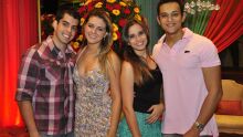 Rafael Asato, Stephani Saraiva, Fernanda Saraiva e Lutero Santos