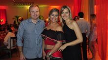 Rodrigo Aquino, Cristina Marques e Marianna Aquino