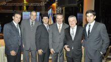 Carlos Paes, Gilberto Oliveira, Paulo Correa, Beto Pereira e Rodrigo Costa