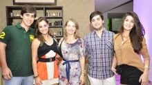 Paulo Victor, Mila Gomes, Marcia Gomes, Igor Gomes e Mariane Marques