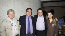 Arlindo Corrêa, Maria Shiraishi, Bruna Corrêa e Sergio Corrêa