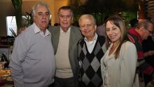 Fernando Marinho, Carlos Bombadila, Mario Xavier e Ana Carolina