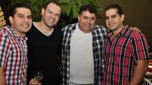 Rodrigo Anache, Edgar Nasser, Omar Ayoub e Rafael Nasser