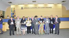 Lidio Lopes, Chaia Jacob Neto, Marta Martinez, Berenice Jacob, Marcos Augusto, Ângelo, Eliane Detoni, Aloísio, Bluma e Juvêncio