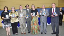 Marta, Berenice Jacob, Chaia, Ângelo, Eliane, Aloísio e Juvêncio