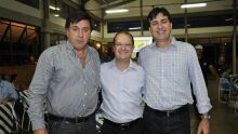 Alfredo Martins, José Carlos Barbosa e Carlos Roberto de Mache