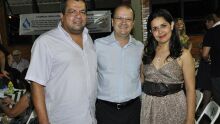 Gilson Gibaile, José Carlos Barbosa e Adriana Viana