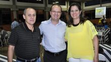 Osni Roberto, José Carlos Barbosa e Maria Lucia Varela