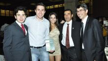 Allan Thiago, Adriano Pilar, Cassia Vilhalba, Francisco Carlos e André Puccinelli Jr