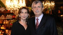 O casal Marilene e o desembargador Luiz Carlos Santini