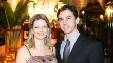 O casal Patricia Maiolino e Flavio Carvalho