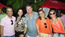 Paulo Duarte, Eli Lima, Carlos Marques, Daniele Fernandes e Janaina Torres