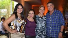 Gisele Corrêa, Shênia Vidal, Elisabete e Ronaldo Gaeta