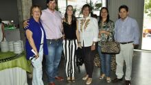 Marta Céspedes, Rafael, Thamilyn, Belkiss, Suely e Valdemir Machado