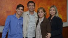 Vinicius, Alirio Vilasant, Heliane e Vanessa