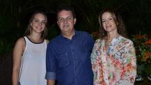 Mariana, João Vieira e Ângela Graciane