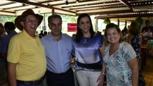 Geraldo Maiolino, Reinaldo Azambuja, Fátima Azambuja e Celina Maiolino