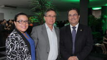 Jackelie Oliveira, Heitor Pereira e José Chadid