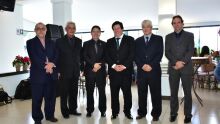 Nova gestão do Sindifisco-MS. José Carlos Gomes, José Ramos, Cloves Silva, Warley Hildebrand, Alberto Sahuro e Julio César