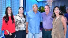 Andréa Coelho, Carol Domingos, Jerson Domingos, Roberto Coelho e Elisabeth