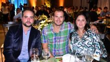 Vinicius Campos, Robson Gatti e Maria Eduarda