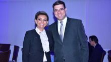 Conselheira Federal, Gracita Barbosa, e o presidente do CRA-MS, Alex Rodrigo Cazelli