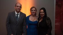 Dr. Isaias Gomes Ferro, Ione Souza e Elaine Mara Trino