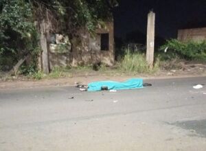 O acidente aconteceu na região do Jardim Monte Alegre