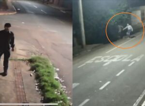 Polícia tenta localizar o indivíduo