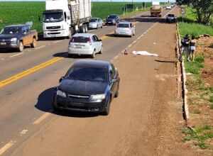 Carro atropelou o adolescente