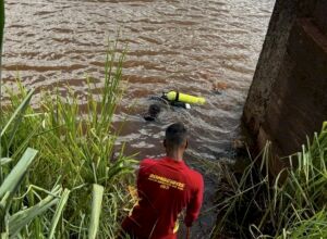 O corpo s&oacute; foi achado com ajuda dos Bombeiros