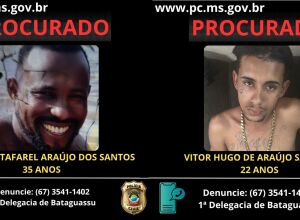 Pol&iacute;cia solicita ajuda da popula&ccedil;&atilde;o para encontrar suspeitos.