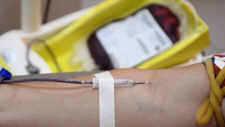 Doação de sangue no Hemosul