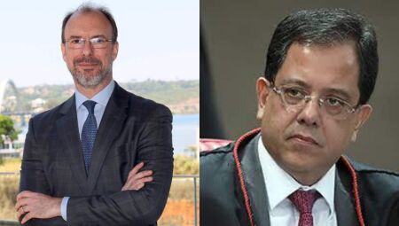 Ex-ministros do TSE, Carlos Horbach e Sérgio Banhos - 