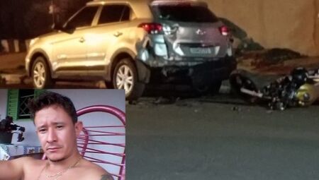 Motociclista morre ao bater moto em carro estacionado em Naviraí