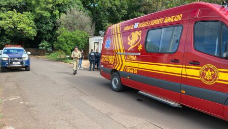 Corpo de Bombeiros encaminhou vítima para a Santa Casa