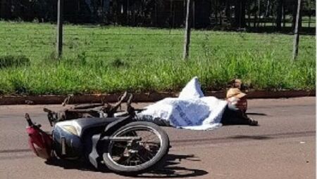 Homem morre em acidente de moto em Ponta Porã