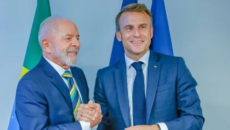 Lula e Macron se encontraram em Assembleia Geral