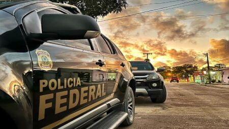 Pol&iacute;cia Federal esteve cedo nas ruas de Corumb&aacute;