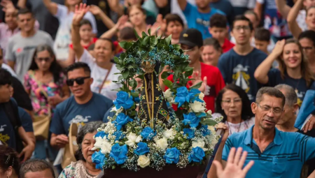 Romaria de Nossa Senhora Aparecida realizada no ano passado, em Campo Grande