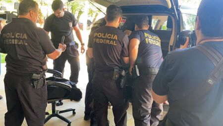 Agentes da PF apreenderam cofre no TJMS - 