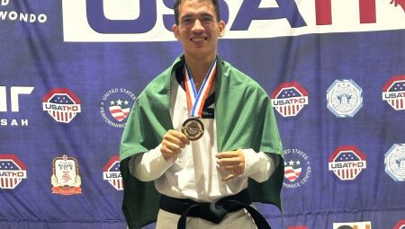 Mais uma! Luiz Aquino conquista medalha de prata no US Open de Taekwondo