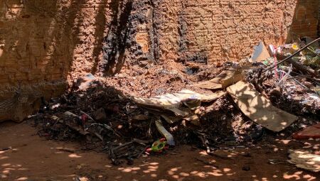 Local onde o corpo estava na residência