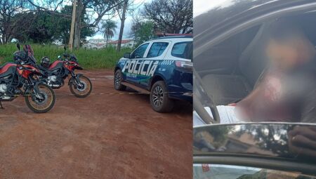 A vítima morreu dentro do veículo 