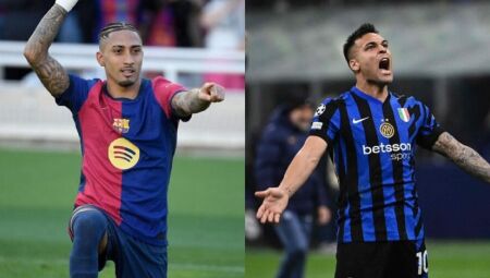 Raphinha e Lautaro são os artilheiros dos clubes na competição