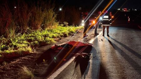 Ciclista morreu na hora