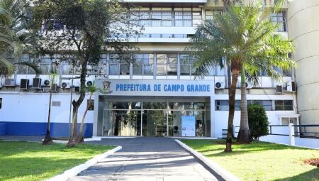 Fachada da prefeitura de Campo Grande