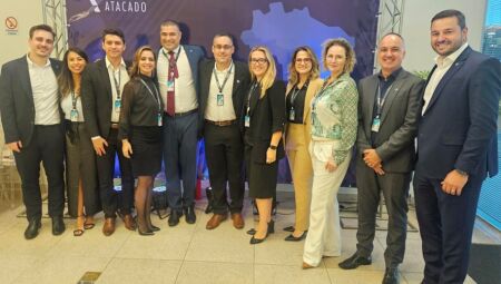 Equipe da nova Agência Caixa